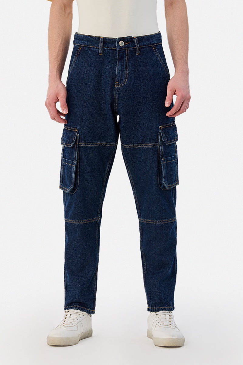 SNITCH Baggy 100% Cotton Six pockets Cargo Pants - Image 4